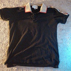 Luxury Black GUCCI Polo ☆100% Real GUCCI☆